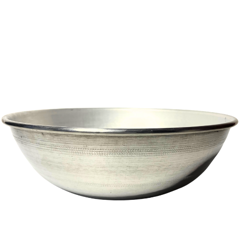 Aluminium mixing bowl